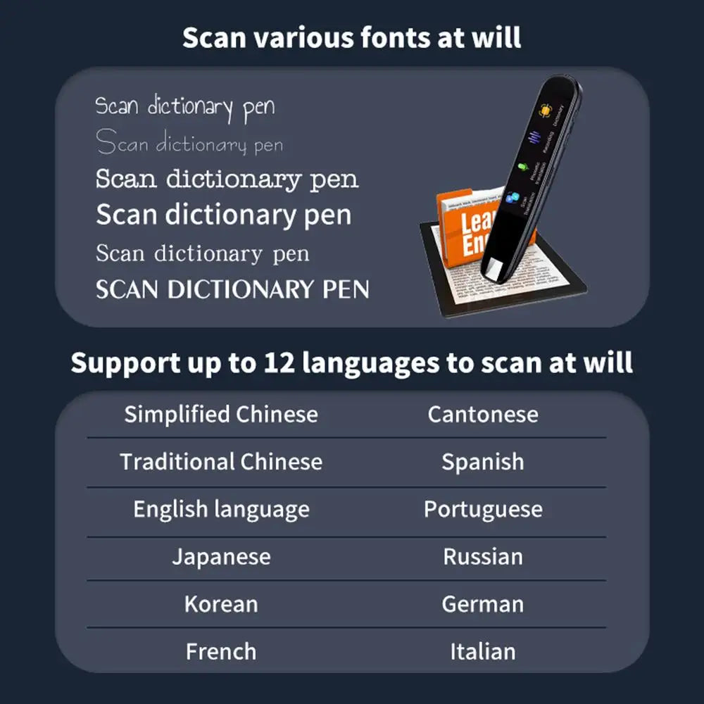 Yoursmarttranslator™ Offline Translation Pen